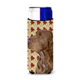 Field Spaniel Fall Leaves Portrait Ultra Beverage Insulators For Slim Cans Ss4331Muk