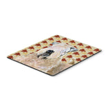 Caroline'S Treasures Mouse/Hot Pad/Trivet, Wheaten Terrier Soft Coated Fall Leaves Portrait (Ss4363Mp)