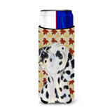 Dalmatian Fall Leaves Portrait Ultra Beverage Insulators For Slim Cans Ss4364Muk