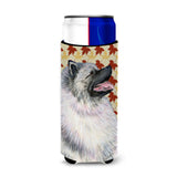 Keeshond Fall Leaves Portrait Ultra Beverage Insulators For Slim Cans Ss4368Muk