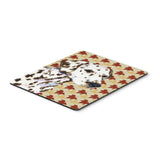 Caroline'S Treasures Mouse/Hot Pad/Trivet, Dalmatian Fall Leaves Portrait (Ss4387Mp)