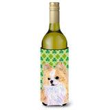 Chihuahua St. Patrick'S Day Shamrock Wine Bottle Beverage Insulator Beverage Insulator Hugger