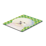 Caroline'S Treasures Mouse/Hot Pad/Trivet, Bichon Frise St. Patrick'S Day Shamrock Portrait (Ss4457Mp)