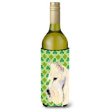 Scottish Terrier St. Patrick'S Day Shamrock Portrait Wine Bottle Beverage Insulator Beverage Insulator Hugger