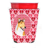 Collie Smooth Red Solo Cup Beverage Insulator Hugger