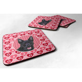Caroline'S Treasures Ss4498Fc Australian Kelpie Foam Coasters (Set Of 4), 3.5 H X 3.5 W, Multicolor