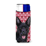 Australian Kelpie Hearts Love Valentine'S Day Ultra Beverage Insulators For Slim Cans Ss4498Muk