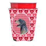 Irish Wolfhound Red Solo Cup Beverage Insulator Hugger