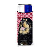 Tibetan Mastiff Hearts Love Valentine'S Day Ultra Beverage Insulators For Slim Cans Ss4512Muk