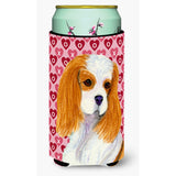 Cavalier Spaniel Hearts Love And Valentine'S Day Tall Boy Beverage Insulator Beverage Insulator Hugger