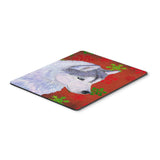 Caroline'S Treasures Siberian Husky Red & Green Snowflakes Christmas Mouse Pad/Hot Pad/Trivet (Ss4671Mp)