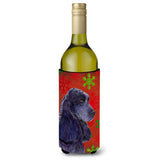 Cocker Spaniel Red Green Snowflakes Christmas Wine Bottle Beverage Insulator Beverage Insulator Hugger