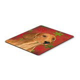 Caroline'S Treasures Dachshund Red & Green Snowflakes Christmas Mouse Pad/Hot Pad/Trivet (Ss4694Mp)
