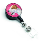 Caroline'S Treasures Gordon Setter Retractable Badge Reel Or Id Holder With Clip, Multicolor (Ss4780-Pk-Br)