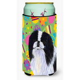 Japanese Chin Easter Eggtravaganza Tall Boy Beverage Insulator Beverage Insulator Hugger