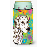 Dalmatian Easter Eggtravaganza Tall Boy Beverage Insulator Beverage Insulator Hugger