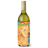 Golden Retriever Easter Eggtravaganza Wine Bottle Beverage Insulator Beverage Insulator Hugger