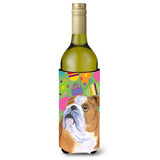 Bulldog English Easter Eggtravaganza Wine Bottle Beverage Insulator Beverage Insulator Hugger Ss4836Literk