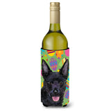 Australian Kelpie Easter Eggtravaganza Wine Bottle Beverage Insulator Beverage Insulator Hugger