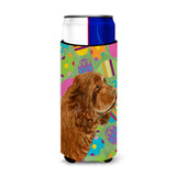 Sussex Spaniel Easter Eggtravaganza Ultra Beverage Insulators For Slim Cans Ss4855Muk