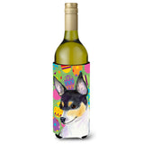 Chihuahua Easter Eggtravaganza Wine Bottle Beverage Insulator Beverage Insulator Hugger Ss4863Literk