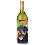Rottweiler Easter Eggtravaganza Wine Bottle Beverage Insulator Beverage Insulator Hugger