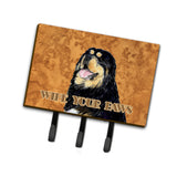 Caroline'S Treasures Ss4886Th68 Tibetan Spaniel Wipe Your Paws Leash Or Key Holder, Large, Multicolor