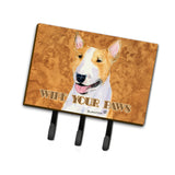 Caroline'S Treasures Ss4890Th68 Bull Terrier Wipe Your Paws Leash Or Key Holder, Large, Multicolor