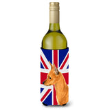 Min Pin With English Union Jack British Flag Wine Bottle Beverage Insulator Hugger Ss4908Literk