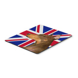 Caroline'S Treasures Doberman With English Union Jack British Flag Mouse Pad/Hot Pad/Trivet (Ss4910Mp)