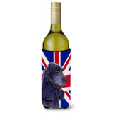Cocker Spaniel With English Union Jack British Flag Wine Bottle Beverage Insulator Hugger Ss4913Literk