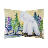 Caroline'S Treasures Ss8010Pw1216 Bichon Frise Decorative Canvas Fabric Pillow, Large, Multicolor