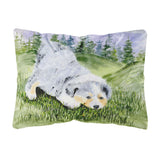 Caroline'S Treasures Ss8015Pw1216 Australian Shepherd Decorative Canvas Fabric Pillow, Large, Multicolor