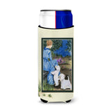Lady With Her Westie Ultra Beverage Insulators For Slim Cans Ss8021Muk