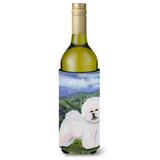 Bichon Frise Wine Bottle Beverage Insulator Beverage Insulator Hugger Ss8025Literk