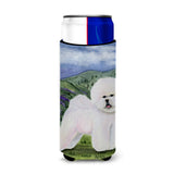 Bichon Frise Ultra Beverage Insulators For Slim Cans Ss8025Muk