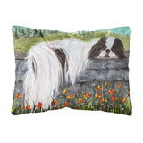 Caroline'S Treasures Ss8030Pw1216 Japanese Chin Decorative Canvas Fabric Pillow, Large, Multicolor