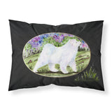 Caroline'S Treasures Ss8059Pillowcase Samoyed Moisture Wicking Fabric Standard Pillowcase, Large, Multicolor