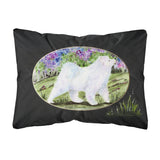 Caroline'S Treasures Ss8059Pw1216 Samoyed Decorative Canvas Fabric Pillow, Large, Multicolor
