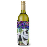 Keeshond Wine Bottle Beverage Insulator Beverage Insulator Hugger Ss8063Literk