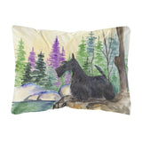 Caroline'S Treasures Ss8101Pw1216 Scottish Terrier Decorative Canvas Fabric Pillow, Large, Multicolor