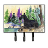 Caroline'S Treasures Ss8101Th68 Scottish Terrier Leash Holder Or Key Hook, Large, Multicolor