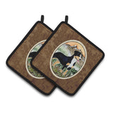 Caroline'S Treasures Entlebucher Mountain Dog Pair Of Pot Holders Ss8119Pthd, 7.5Hx7.5W, Multicolor