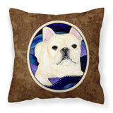Caroline'S Treasures Ss8126Pw1414 French Bulldog Decorative Canvas Fabric Pillow, Large, Multicolor