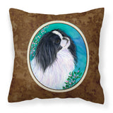 Caroline'S Treasures Ss8134Pw1414 Japanese Chin Decorative Canvas Fabric Pillow, Large, Multicolor