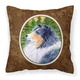 Caroline'S Treasures Ss8142Pw1414 Sheltie Decorative Canvas Fabric Pillow, Large, Multicolor