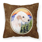 Caroline'S Treasures Ss8158Pw1414 Bedlington Terrier Decorative Canvas Fabric Pillow, Large, Multicolor