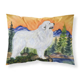 Caroline'S Treasures Ss8183Pillowcase Great Pyrenees Moisture Wicking Fabric Standard Pillowcase, Large, Multicolor