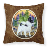 Caroline'S Treasures Ss8194Pw1414 Papillon Decorative Canvas Fabric Pillow, Large, Multicolor