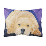 Caroline'S Treasures Ss8212Pw1216 Golden Retriever Decorative Canvas Fabric Pillow, Large, Multicolor